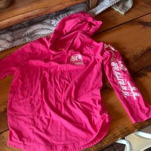 Pink Kids carhartt hooded shirt